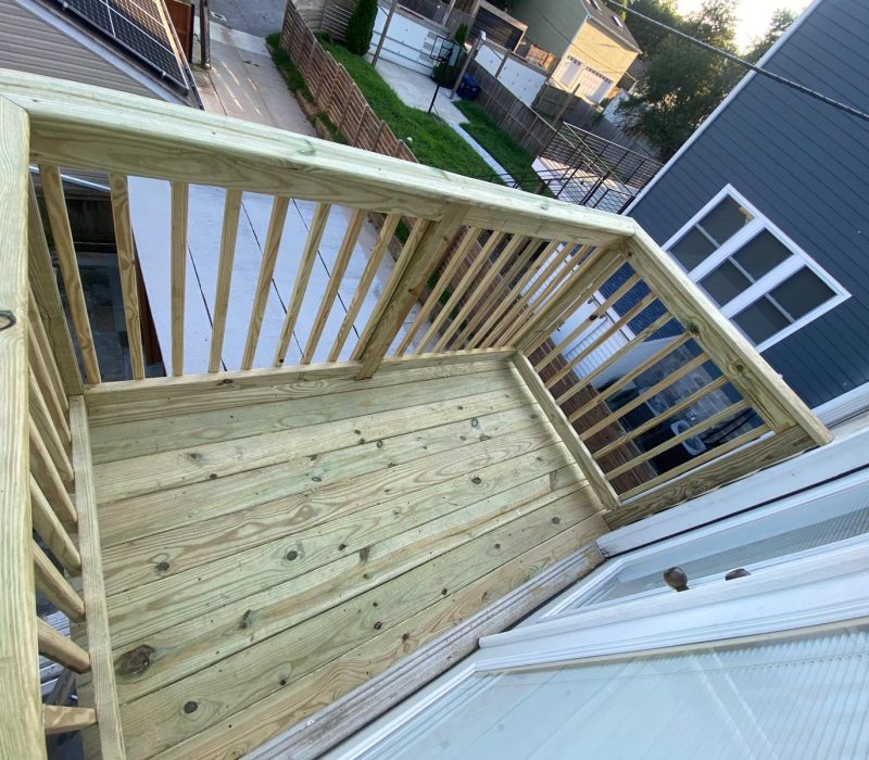 Paint Existing Deck and Fence 3