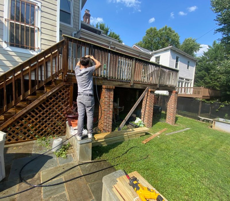 Paint Existing Deck and Fence 5