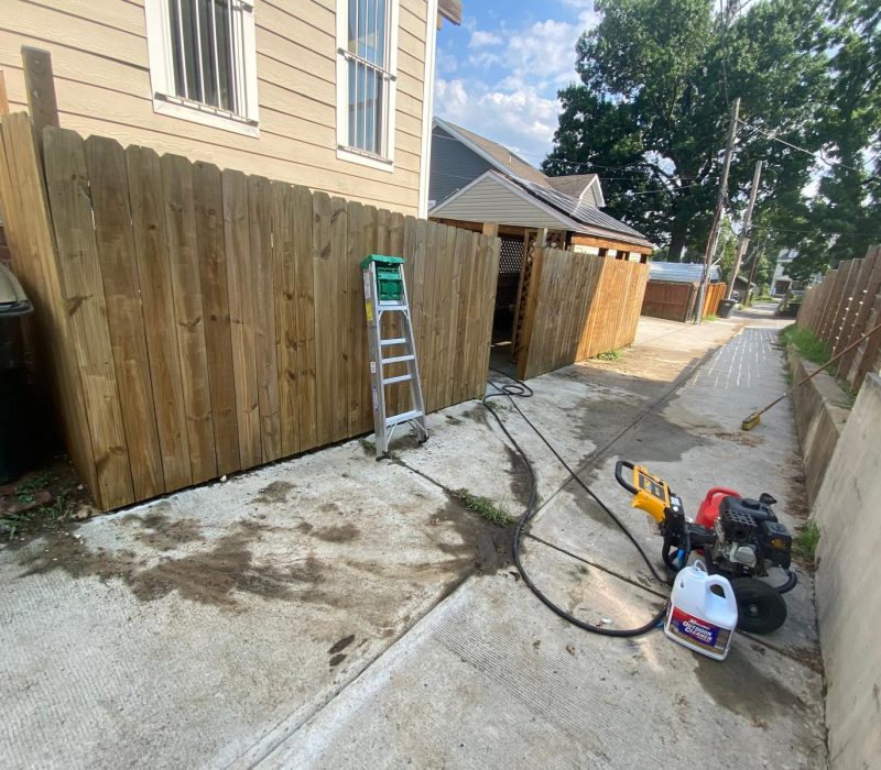 Paint Existing Deck and Fence 6