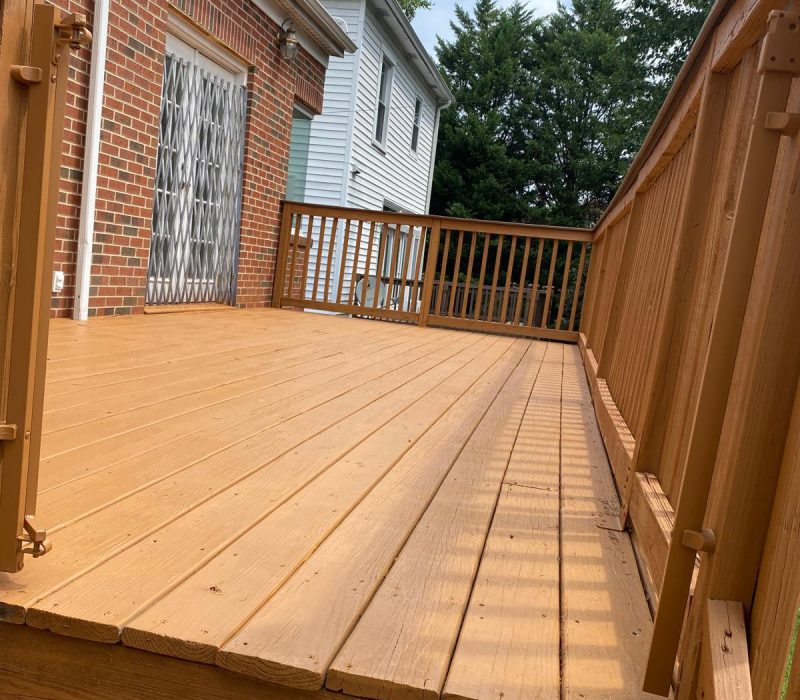 Paint Existing Deck and Fence
