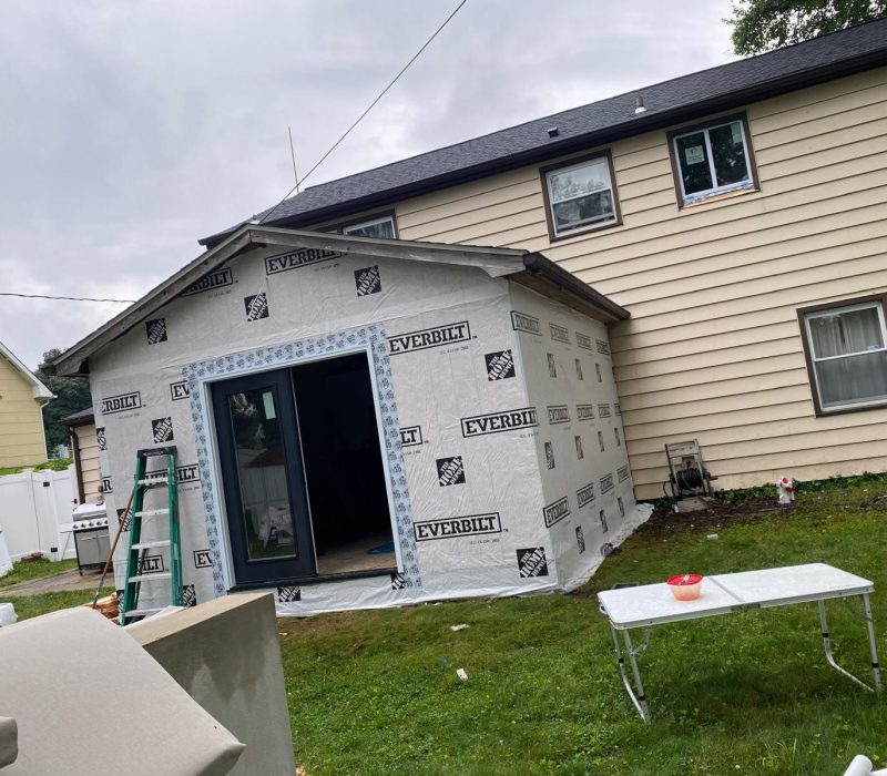 Roof Replacement with Tapered Insulation for proper water drainage 11