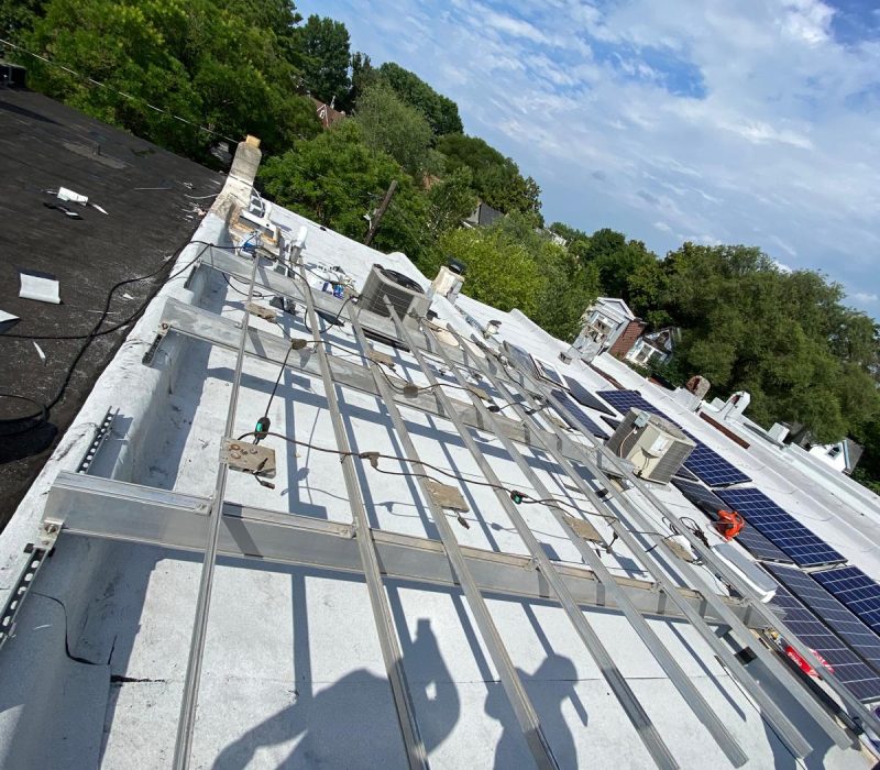 Solar Panel Removal and Roof Over 5