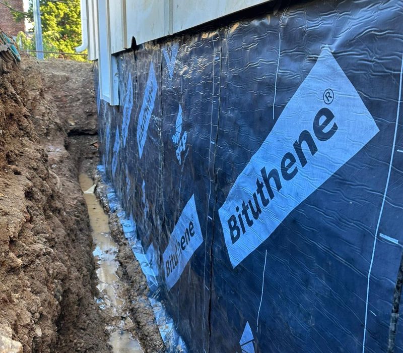 Waterproofing Foundation Wall 1